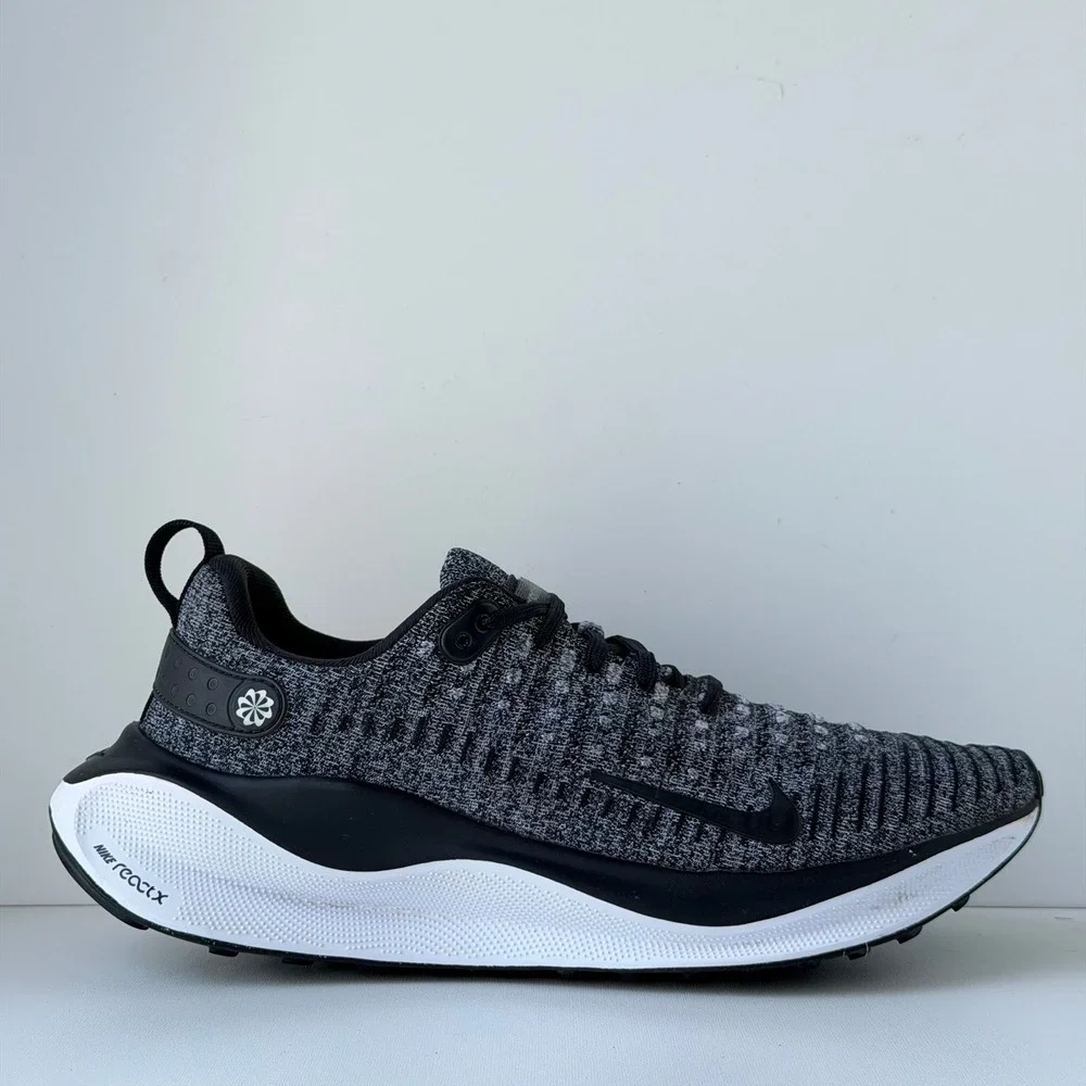 Nike ReactX Infinity Run 4 Oreo Mens 10.5 Knit Cushion Road Running Shoes Gym